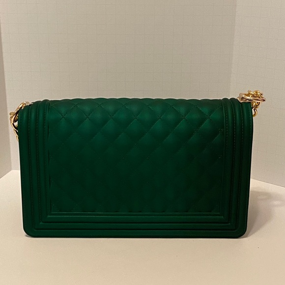 Bags Hunter Green Quilted Bag Poshmark